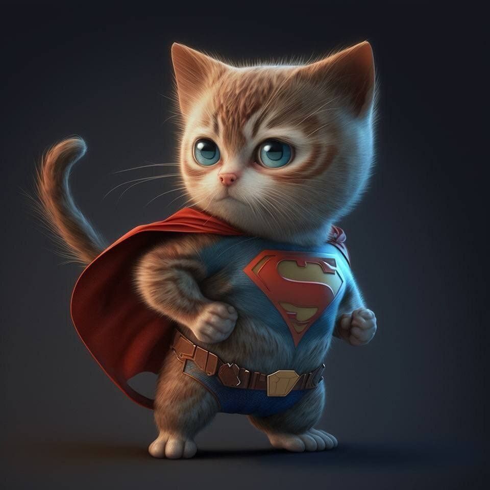 Superman cat