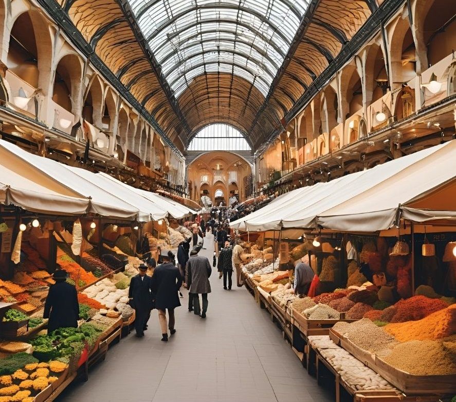 A historical market