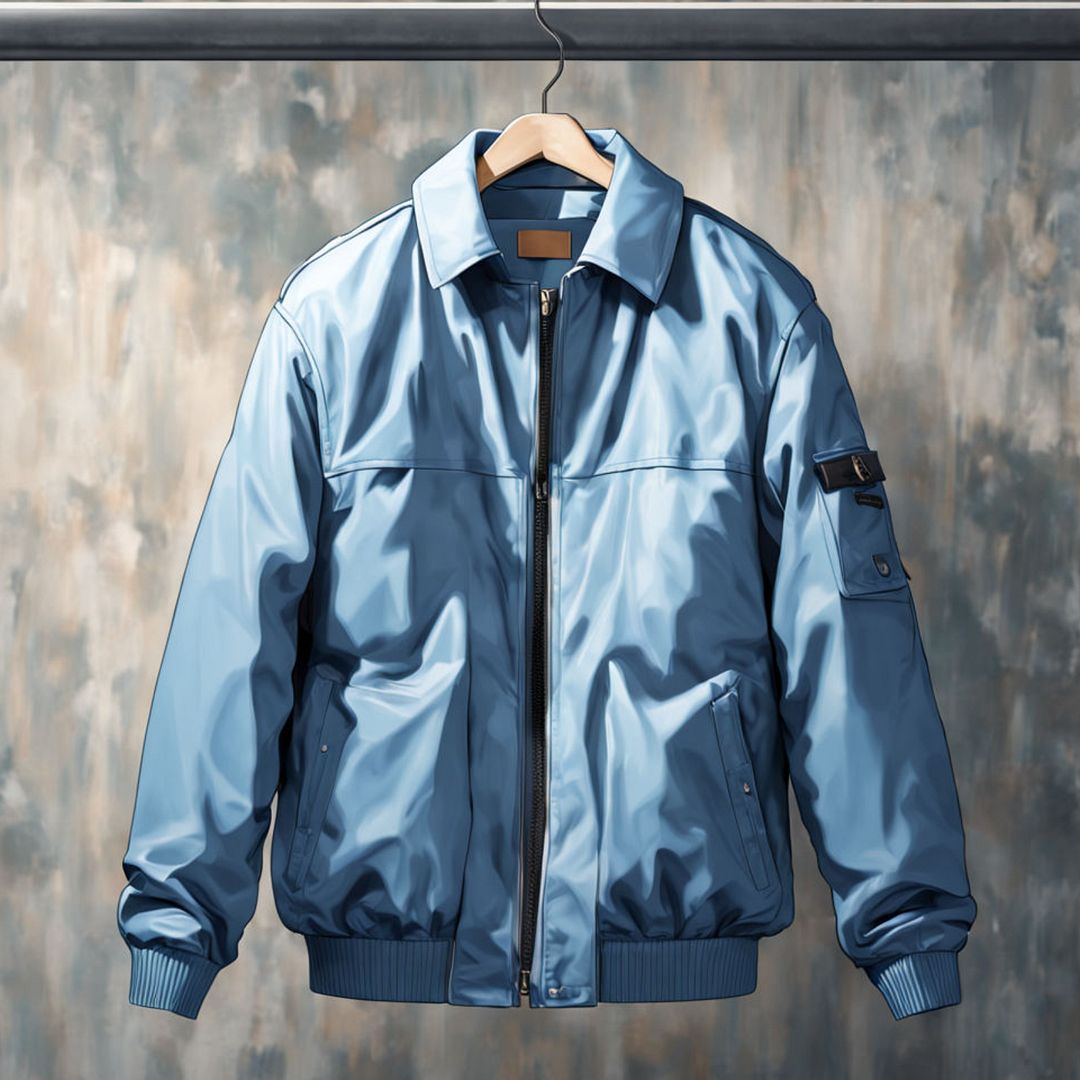 blue jacket