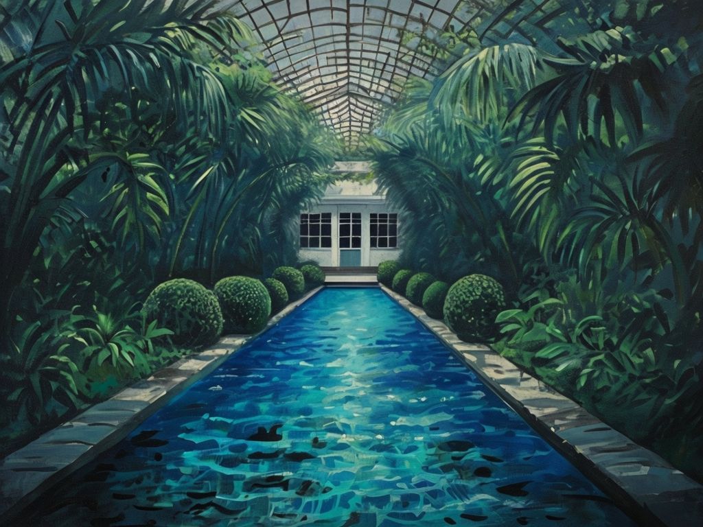 Tranquil Greenhouse Pool 1