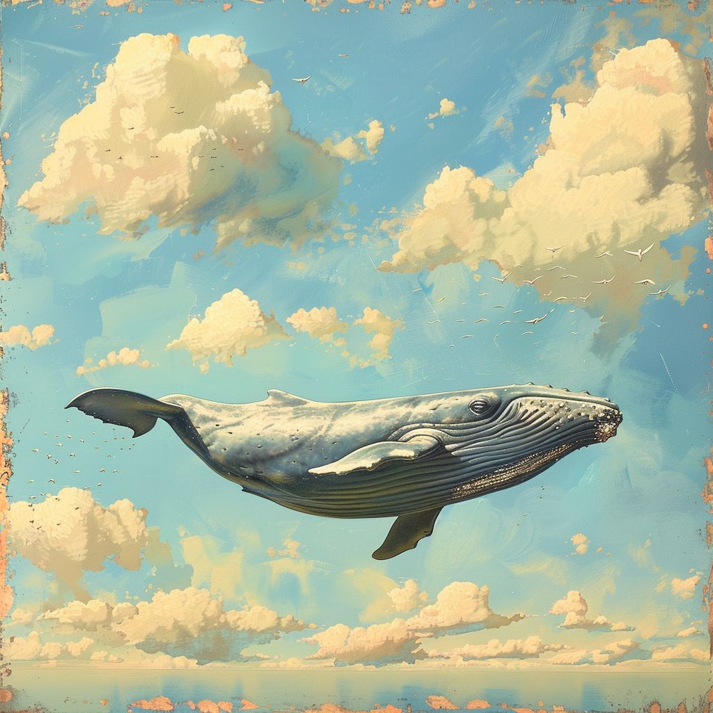 Whale in the sky