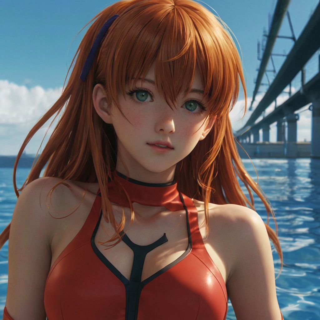 Full body souryuu asuka langley of eva