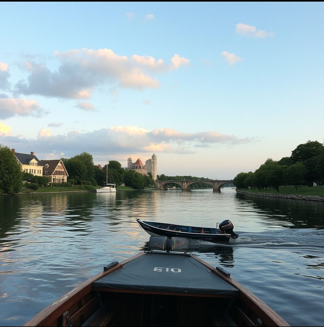 Ride by a boat