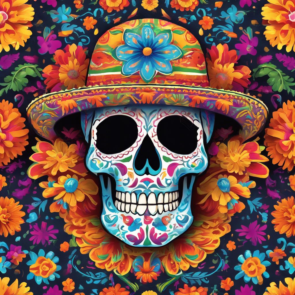 Cinco de mayo skull