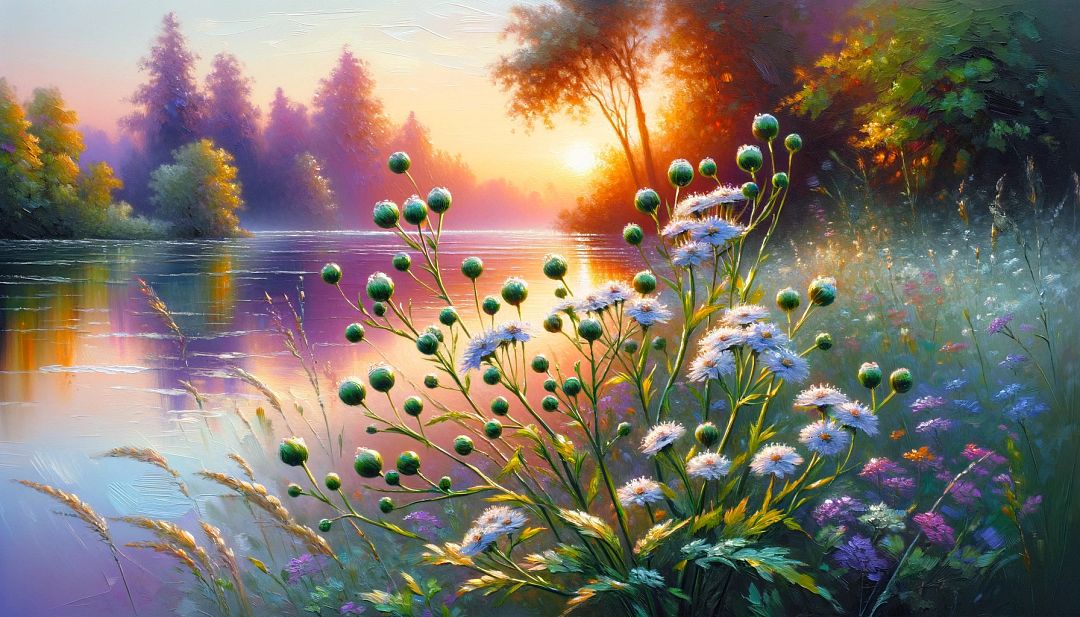 Sunset and Daisies #01