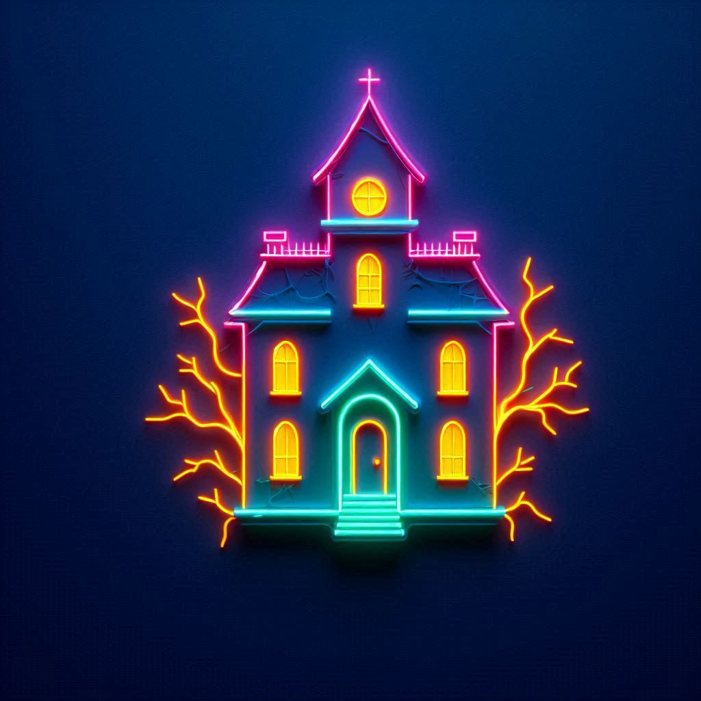 neon house