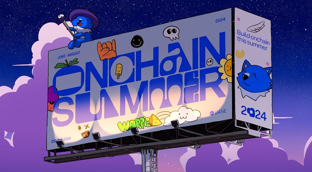 Warpie Warps The Onchain Summer Billboard