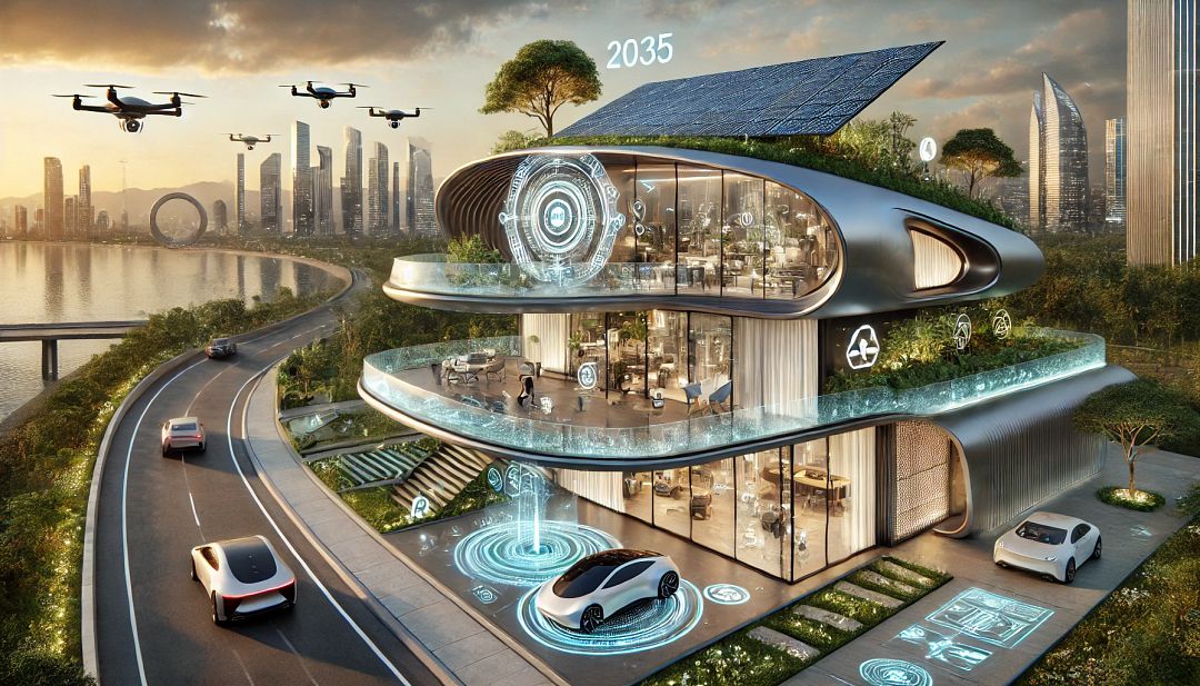 Futuristic house of 2035!