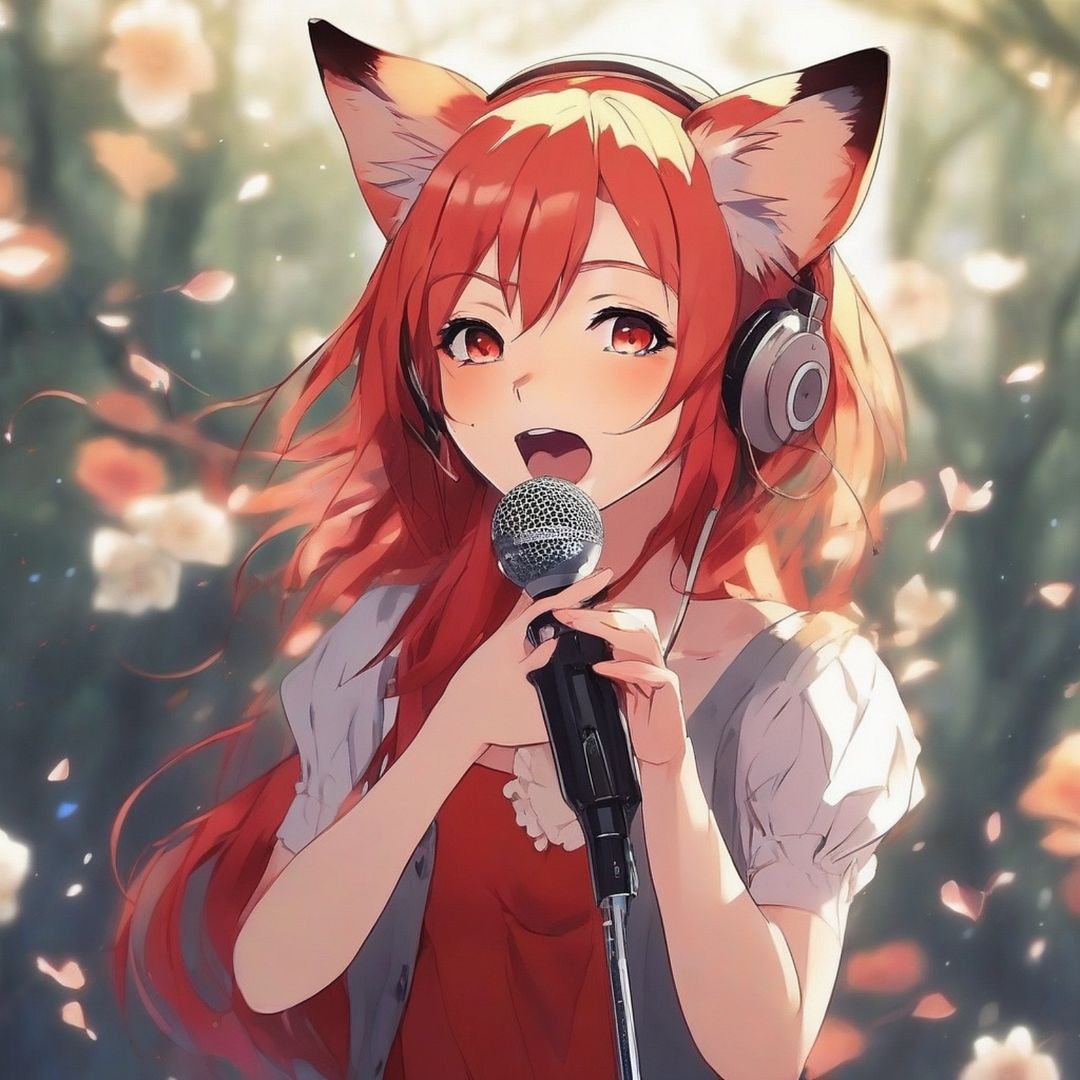 The fox sings autumn