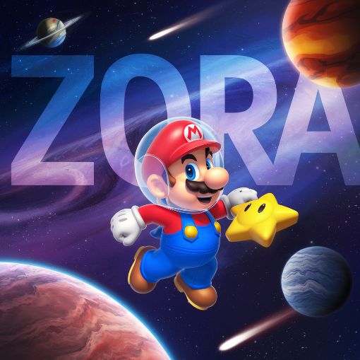 SUPER MARIO ZORA FAN NFT