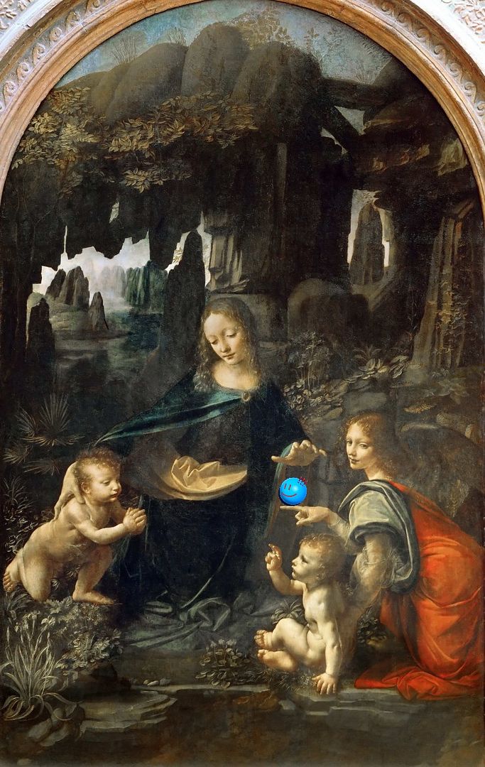 Virgin of the Rocks(1486) - enjoy ver.