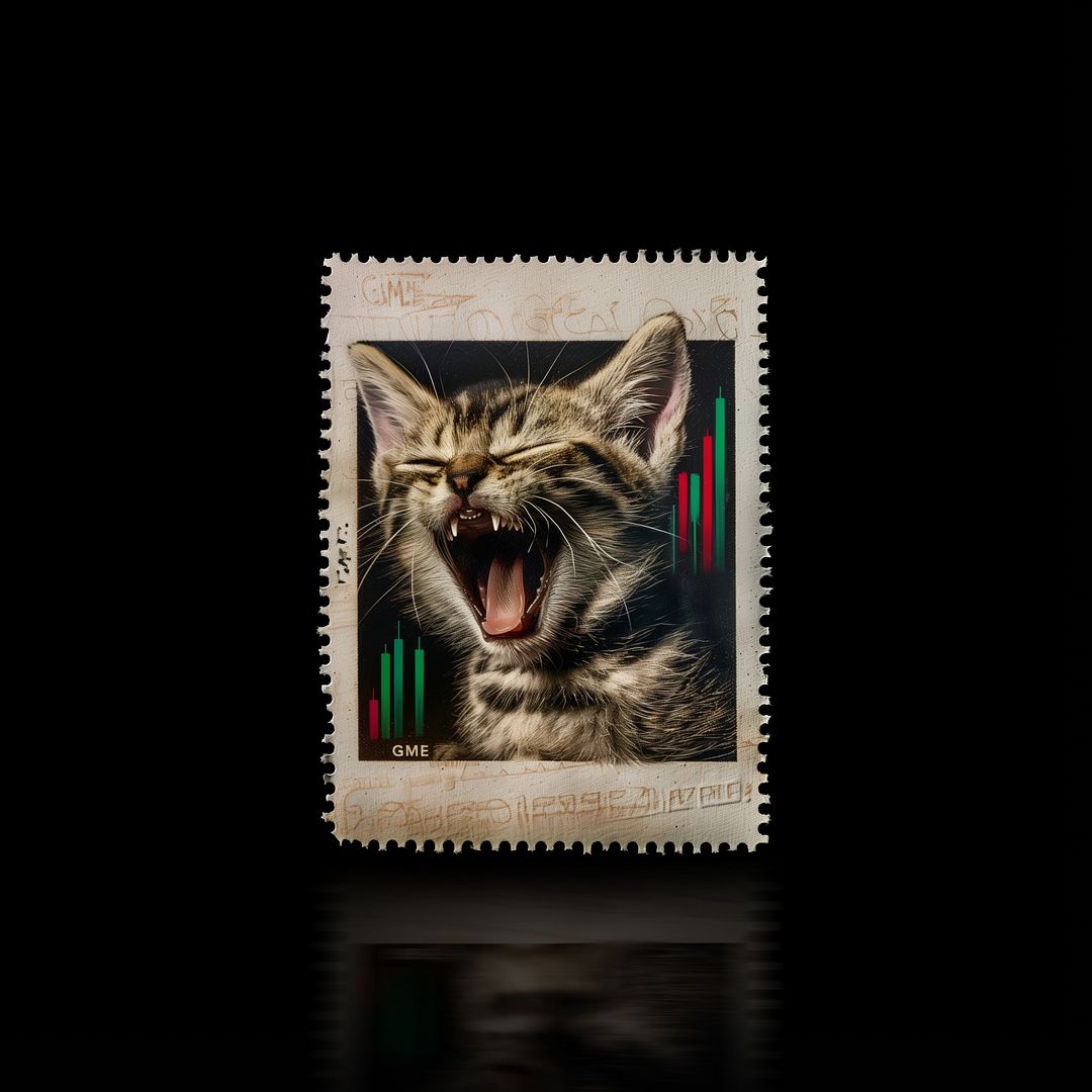 Roaring Kitty Stamp