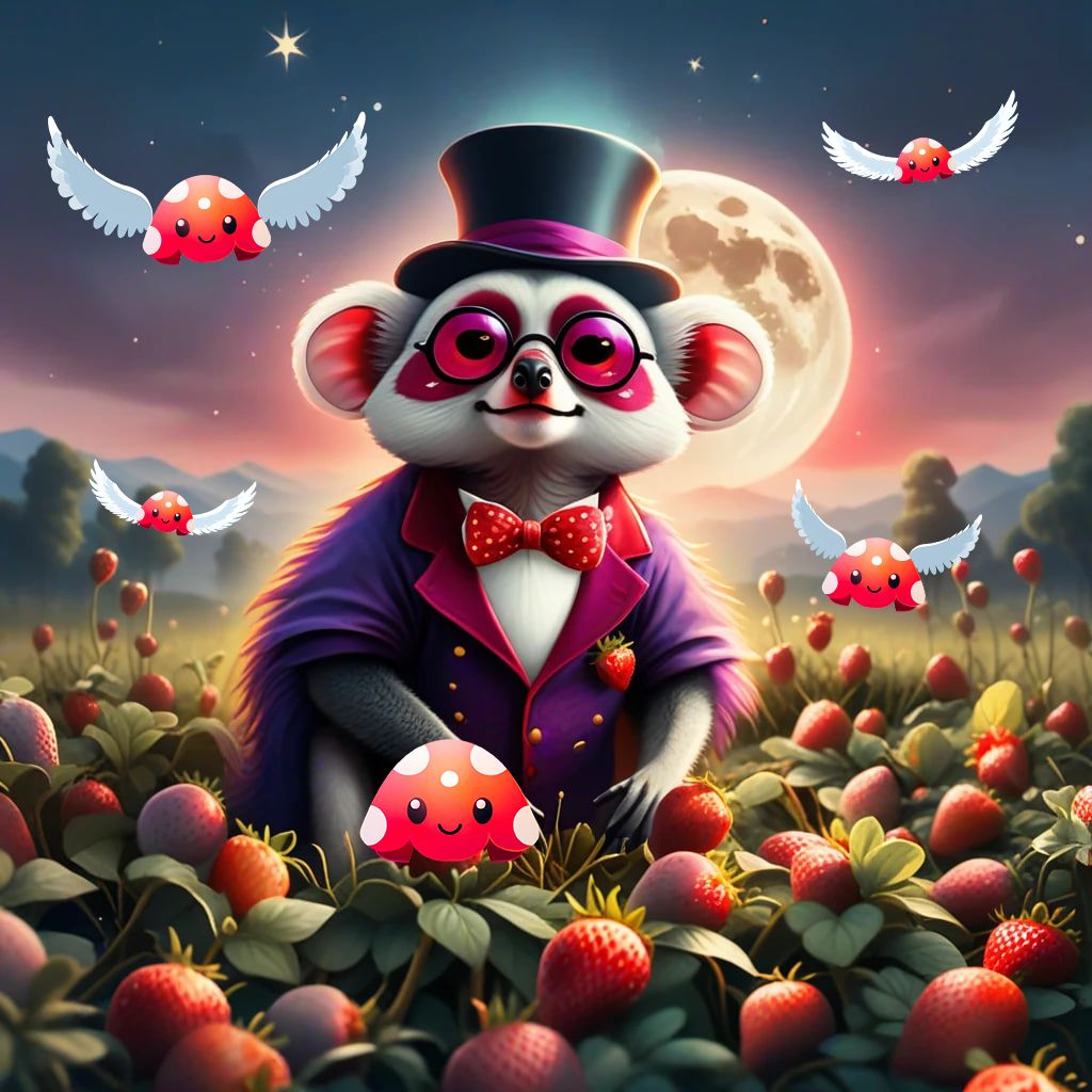 my degen*regen lemur (strawberry version)