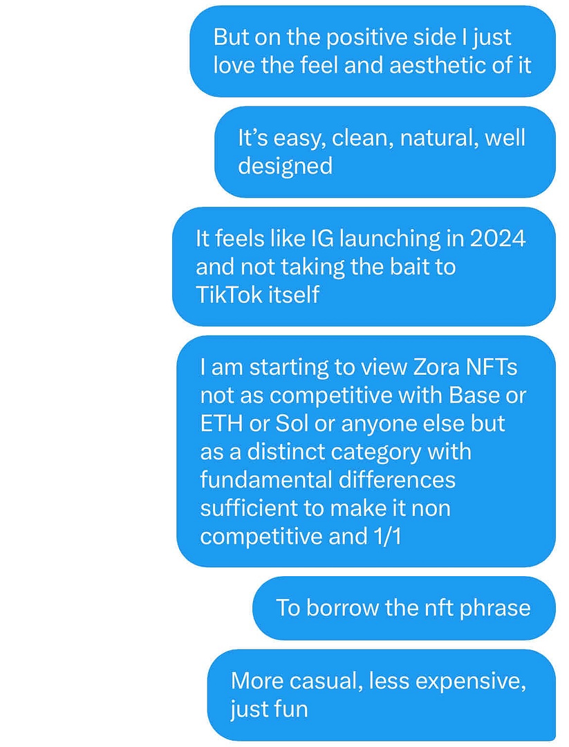 My early thoughts on the new Zora app.