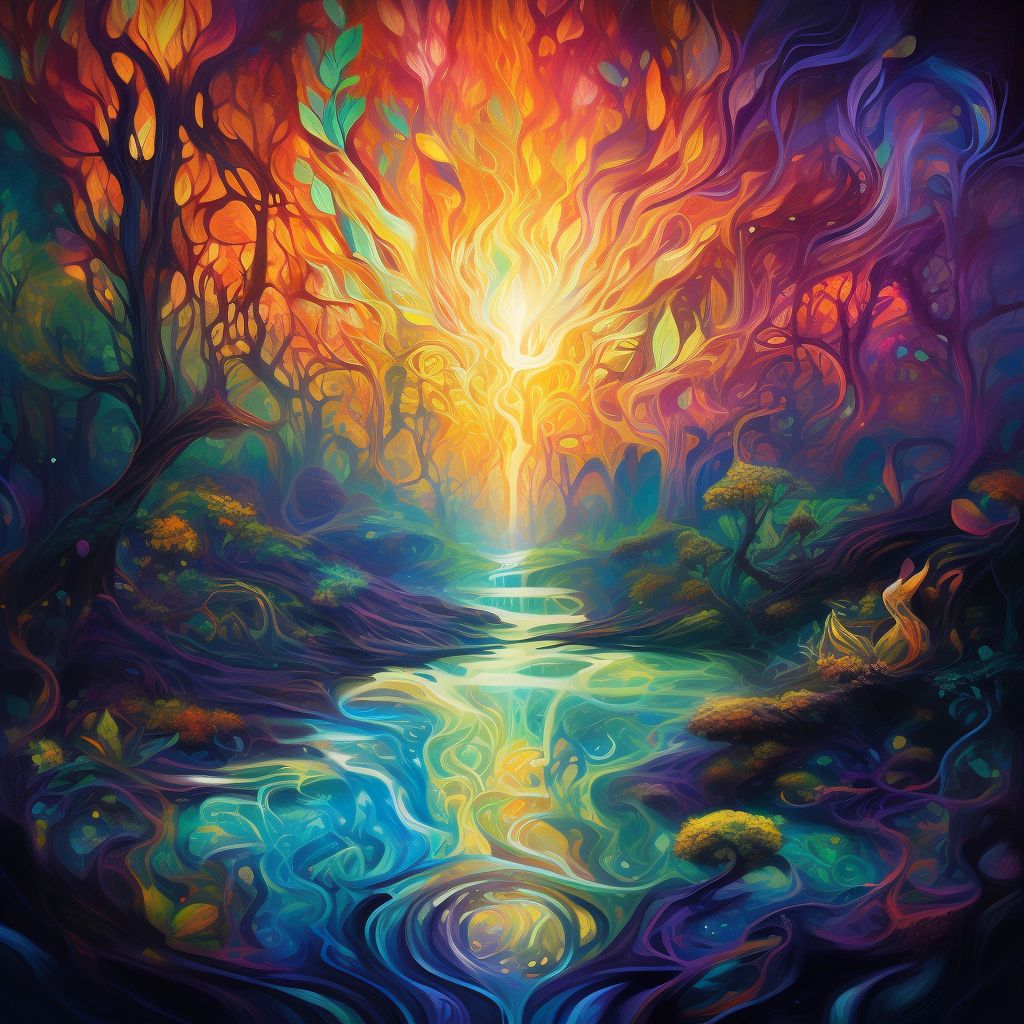 Visions During Ayahuasca Ceremony