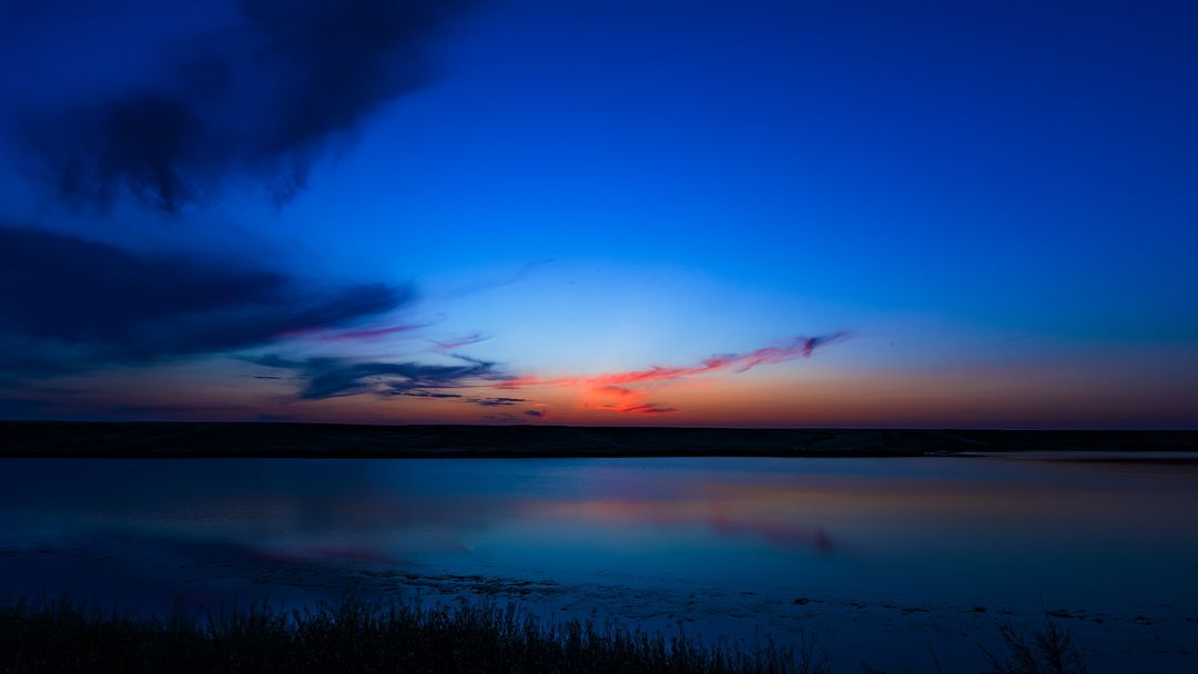 Blue hour sunset.