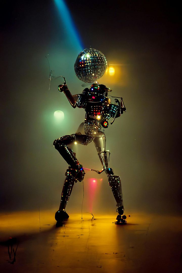 a dancing robot