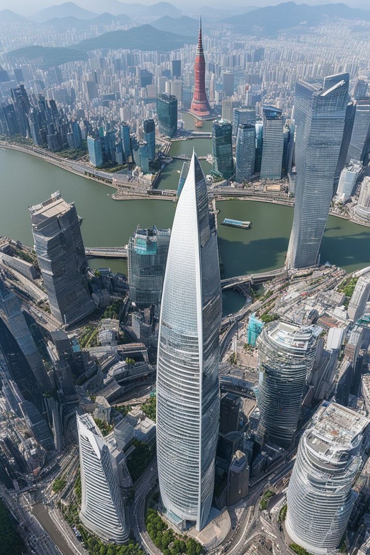 Lotte Tower panoramic view 1