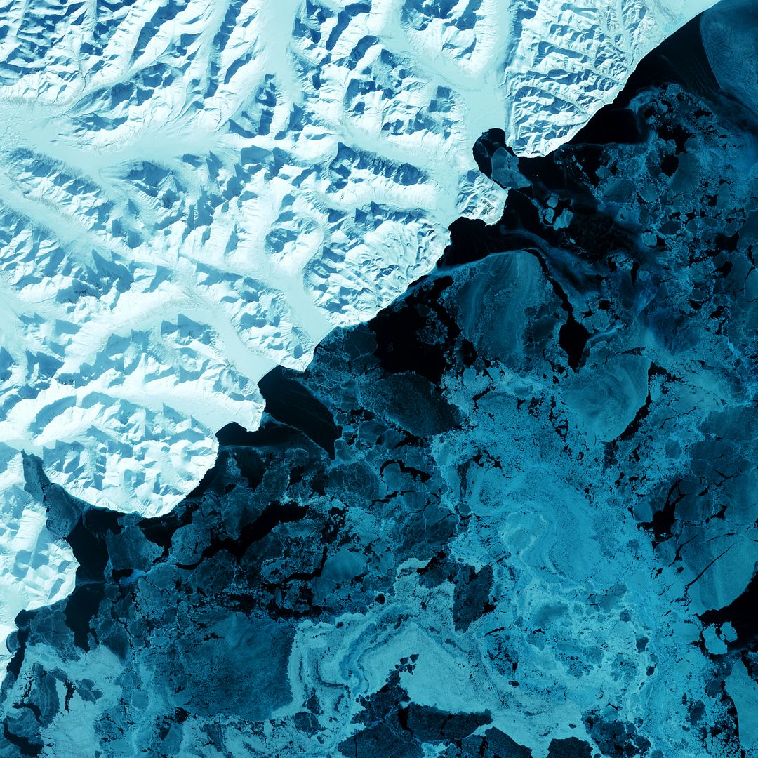 The Lambert Glacier in Antarctica