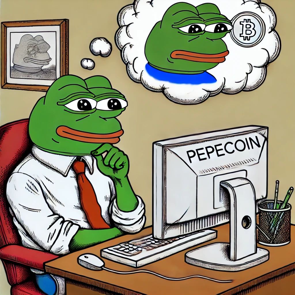 pepe thinking of the future