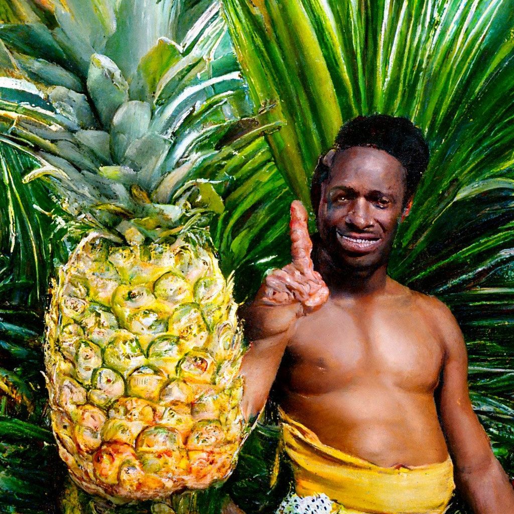 ANANAS WITH MAN