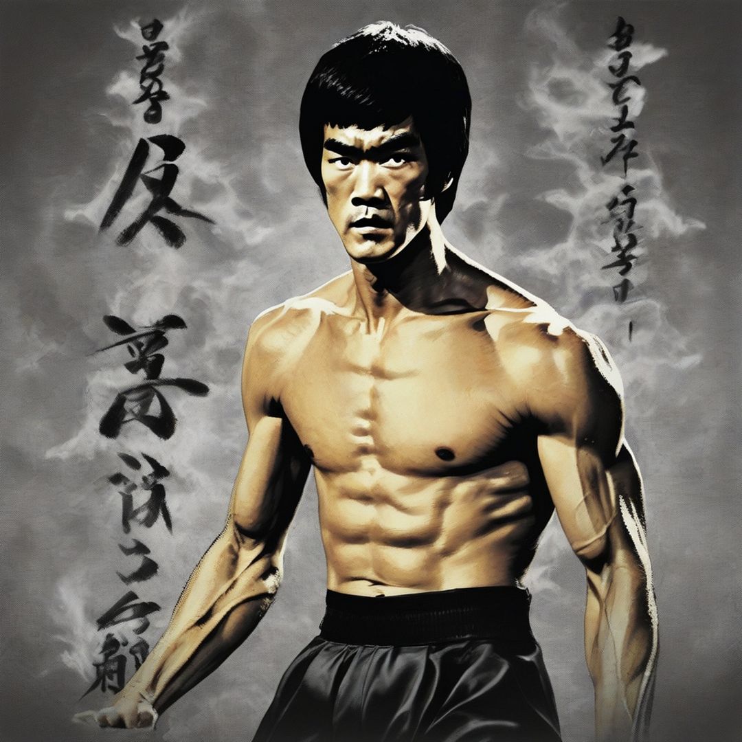 Bruce Lee is furious