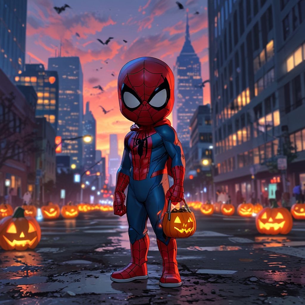 Little Spidey’s Halloween Night