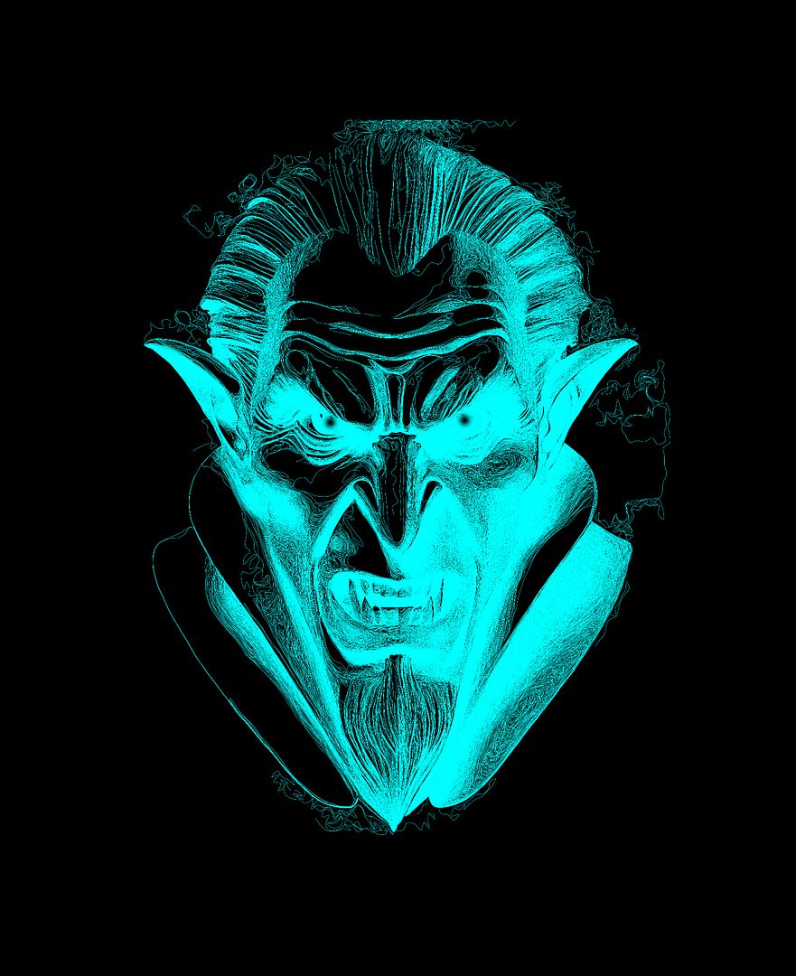 Coding Art: DRACULA by @terakiart