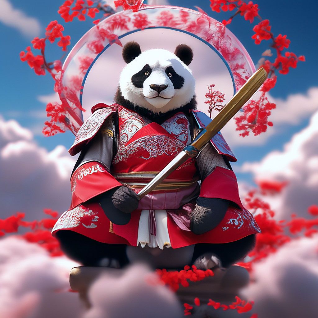 AI Panda Samurai