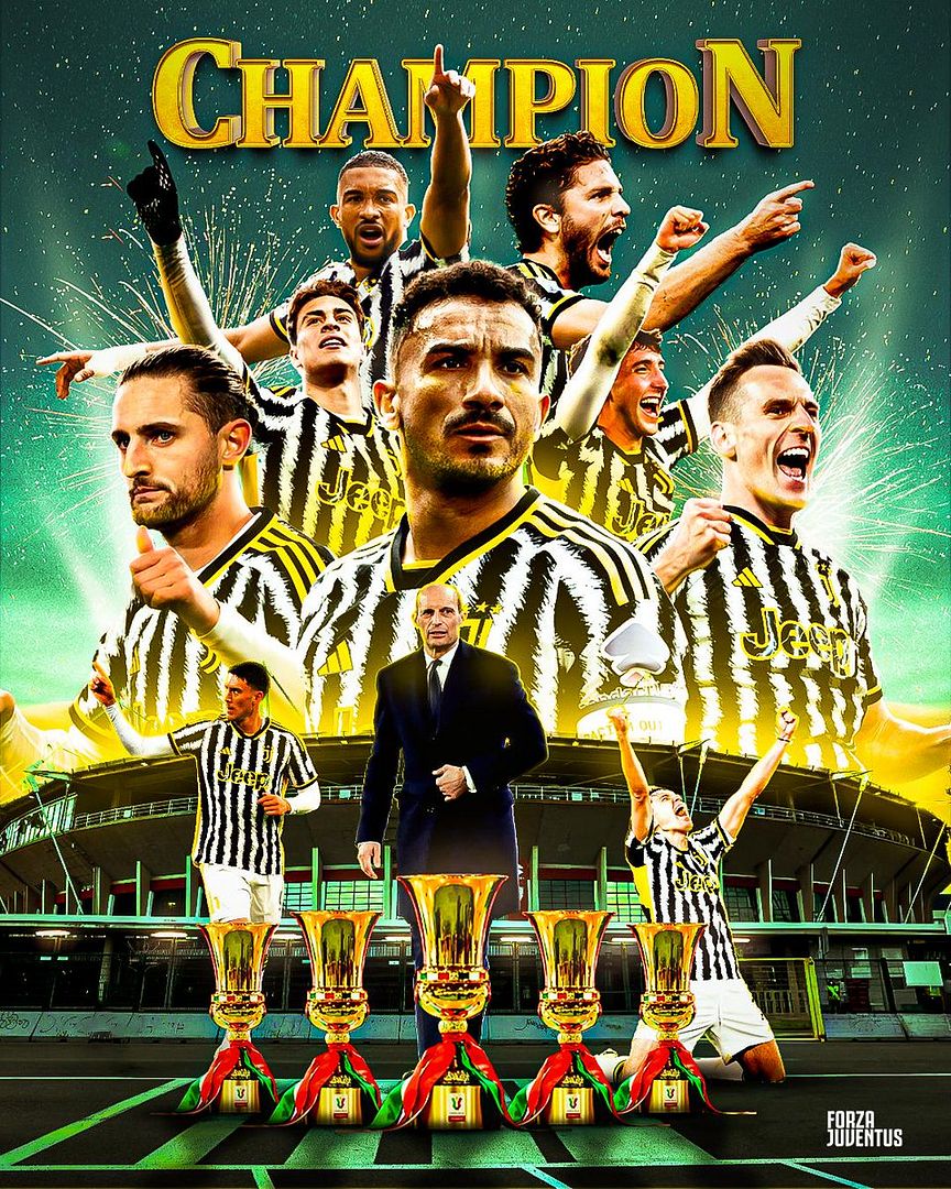 Juventus are the Coppa Italia 23/24 champions