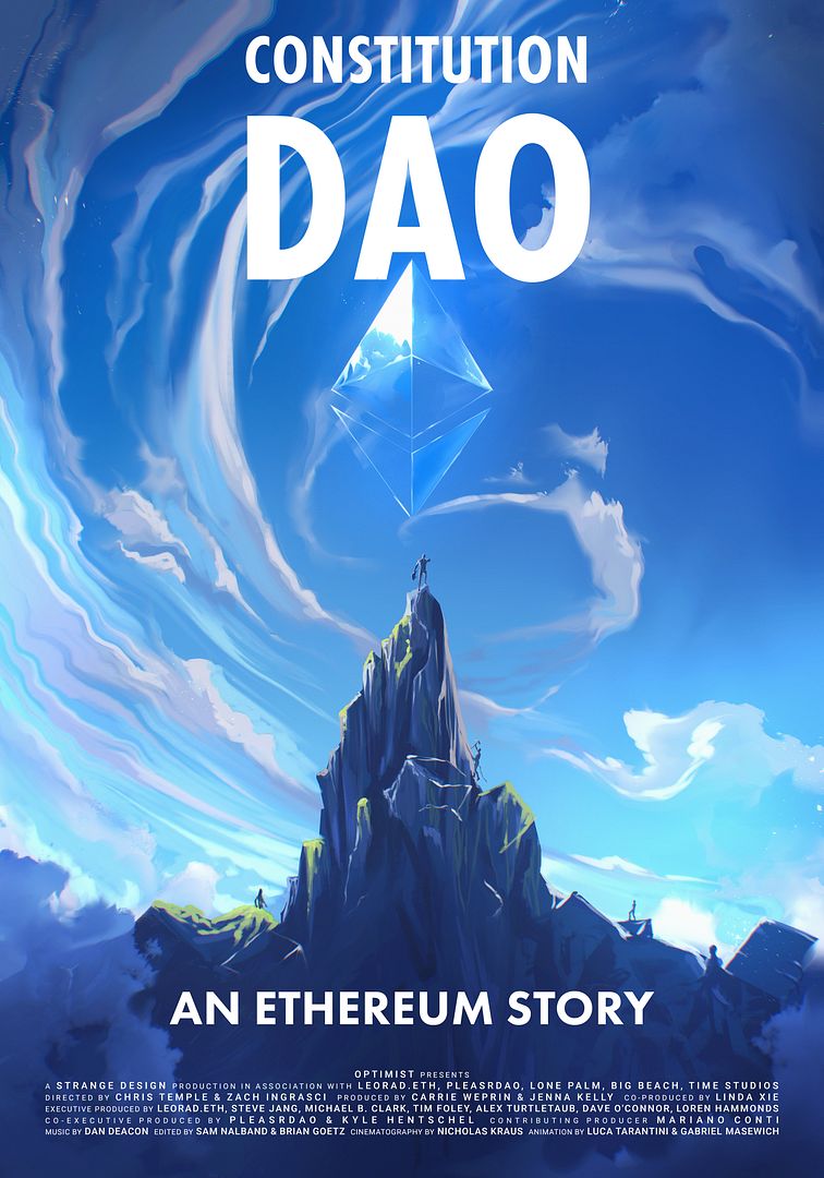 ConstitutionDAO: An Ethereum Story (Official Poster)