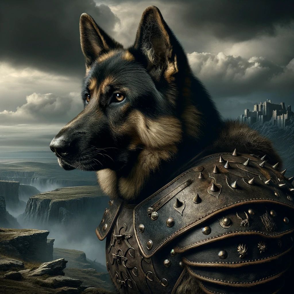 German Shepherd In GOT Sryle