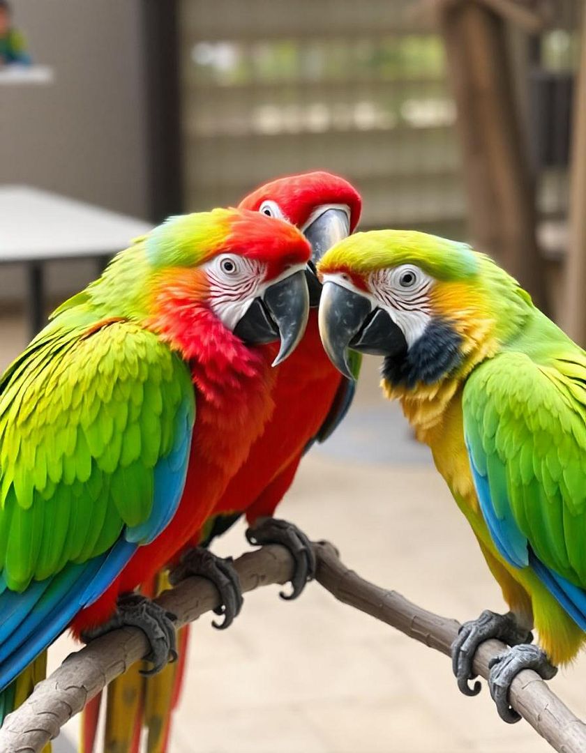 $enjoy parrots