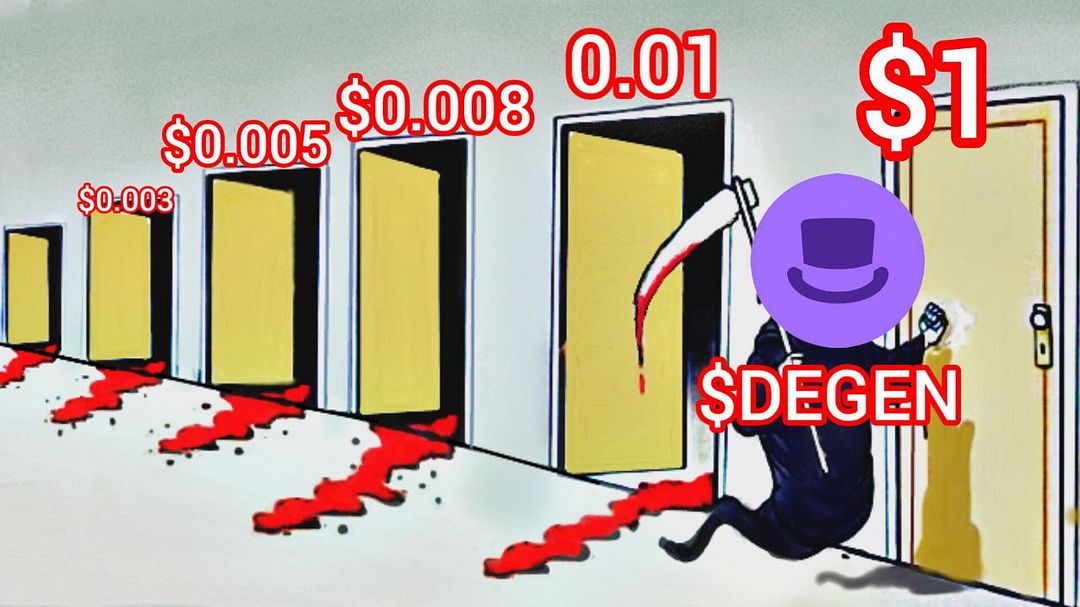 $DEGEN on a bloody path to $1!