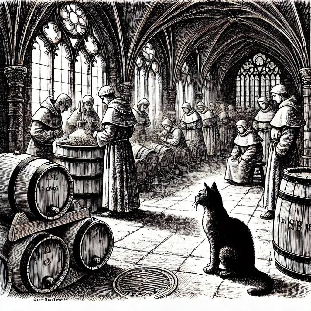 The Watchful Cat in the Monks’ Brewery