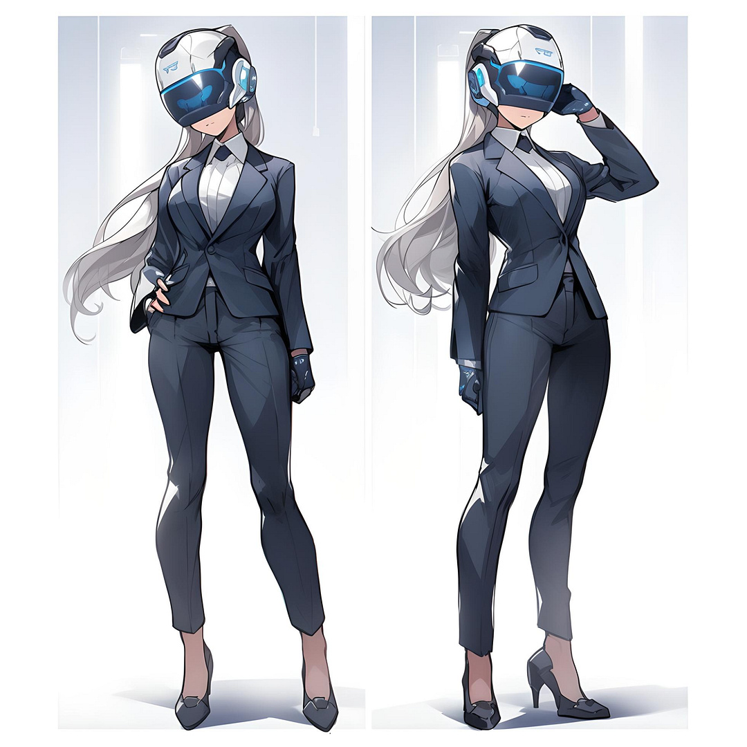 woman virtual glasses