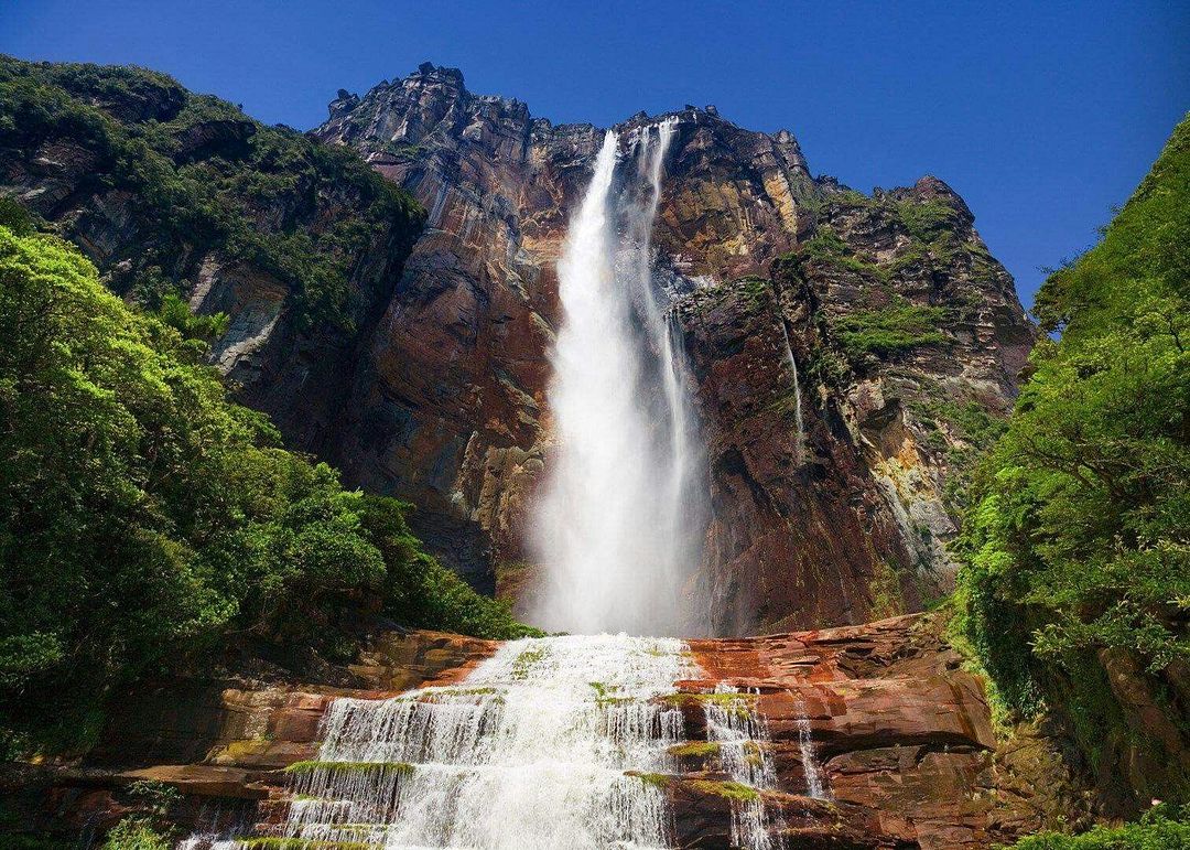 Mountain waterfall