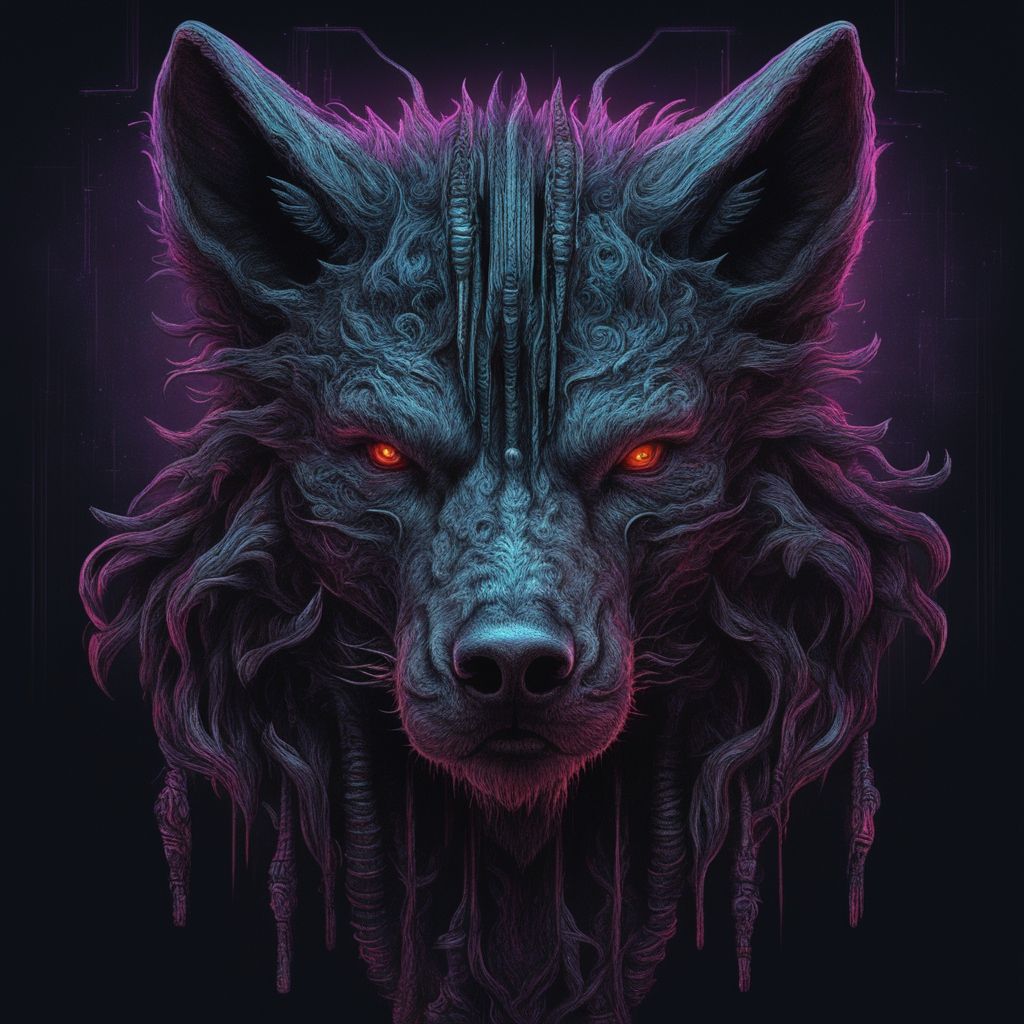 red eye wolf