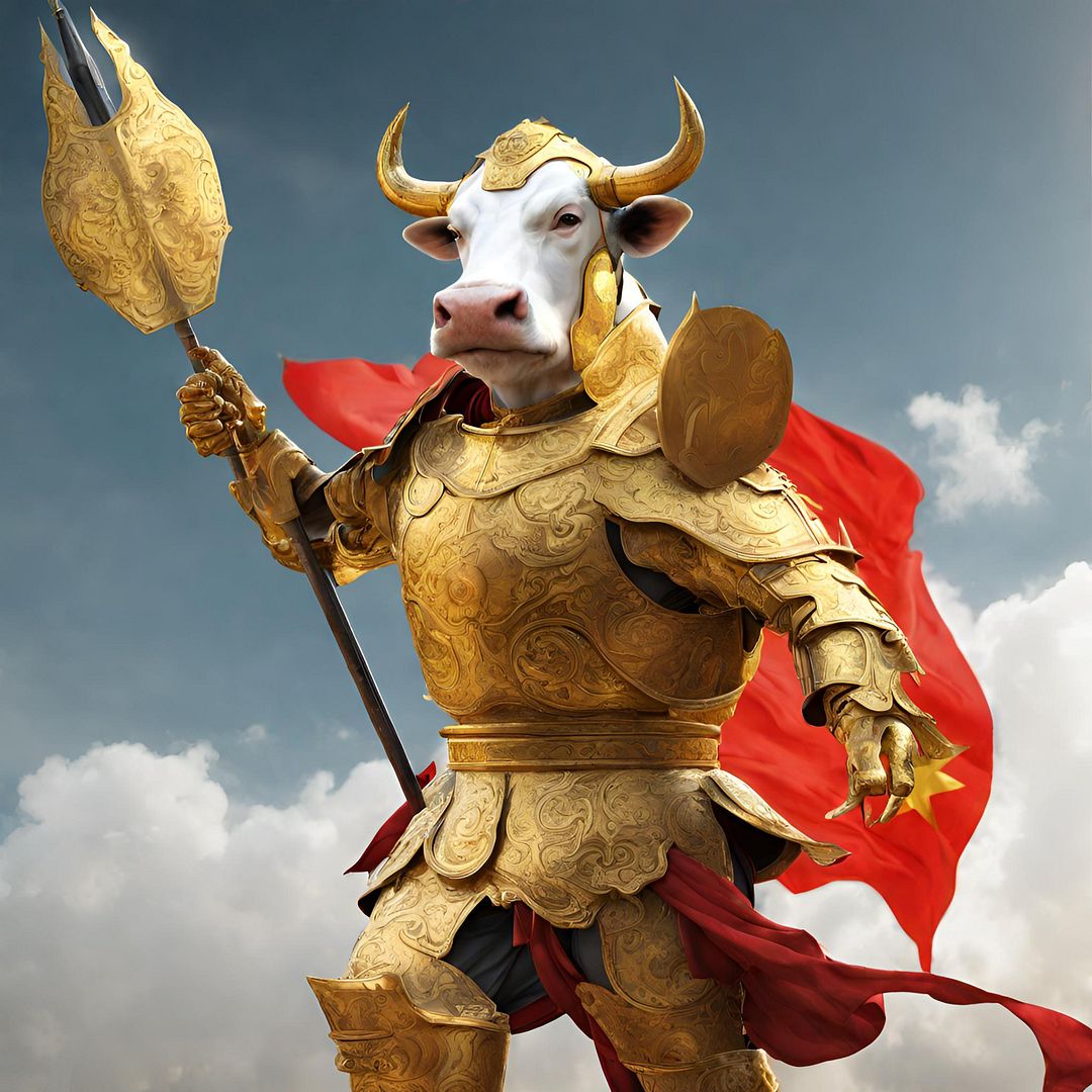 Cow Warrior Vietnam 7777