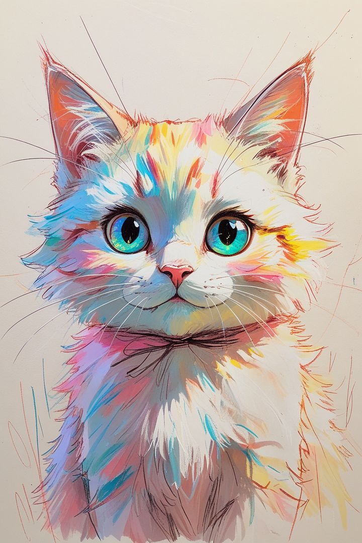 kitty color sketch