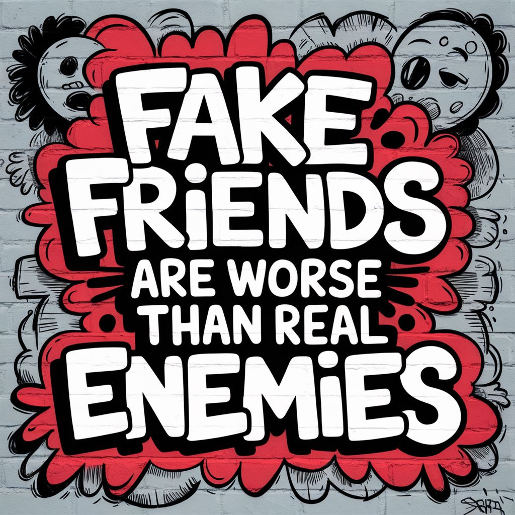 Fake Friends are worse than Real enemies