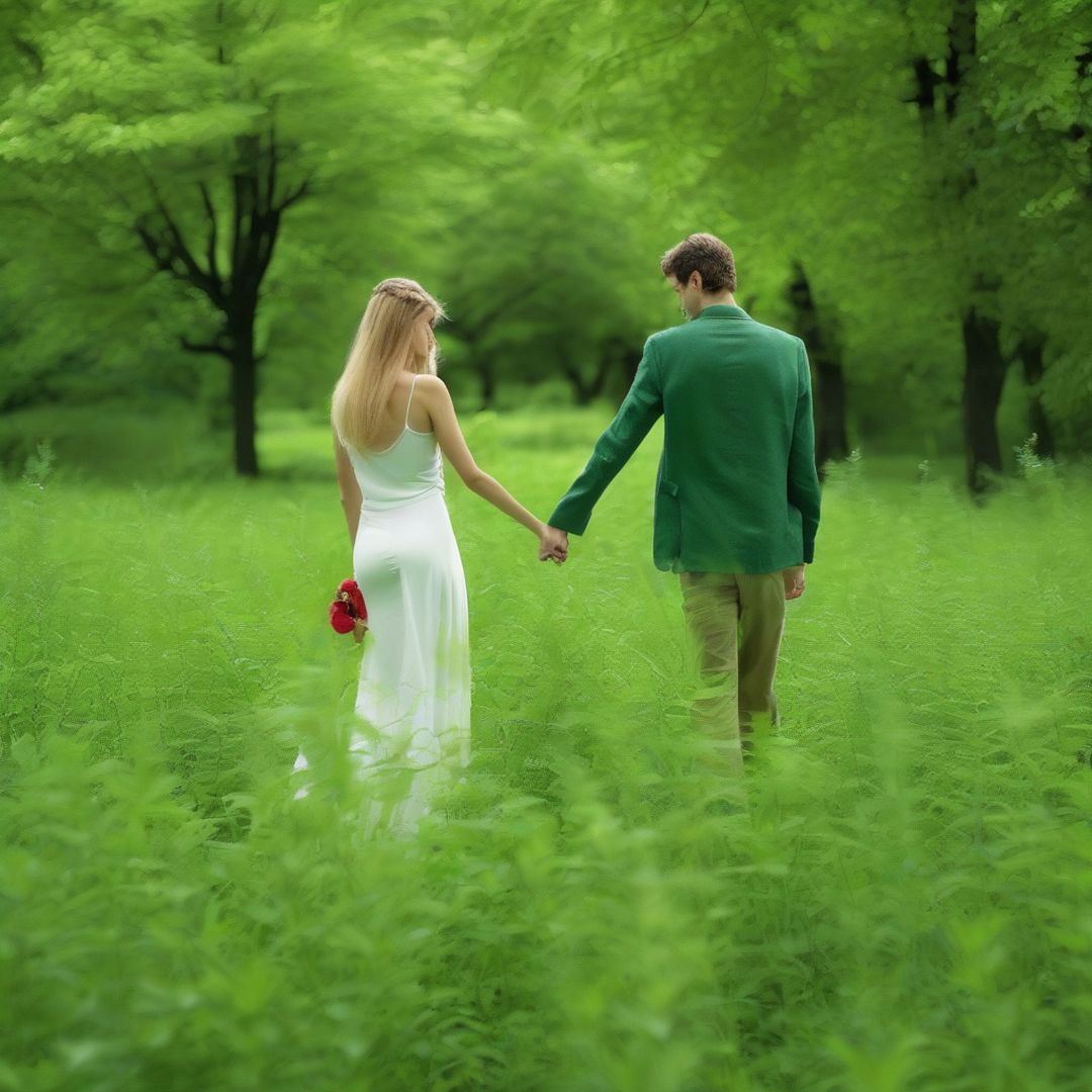 love in great green nature