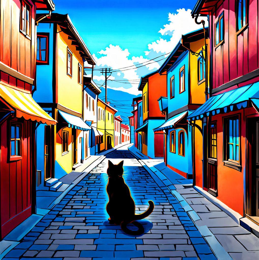 a street cat