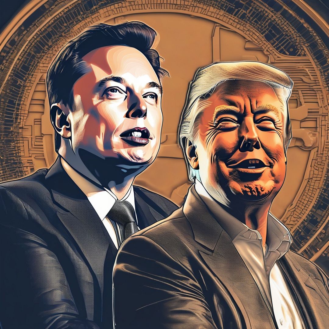 Trump & Elon musk collaboration for Crypto