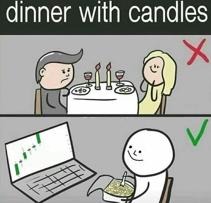 dinner with candles