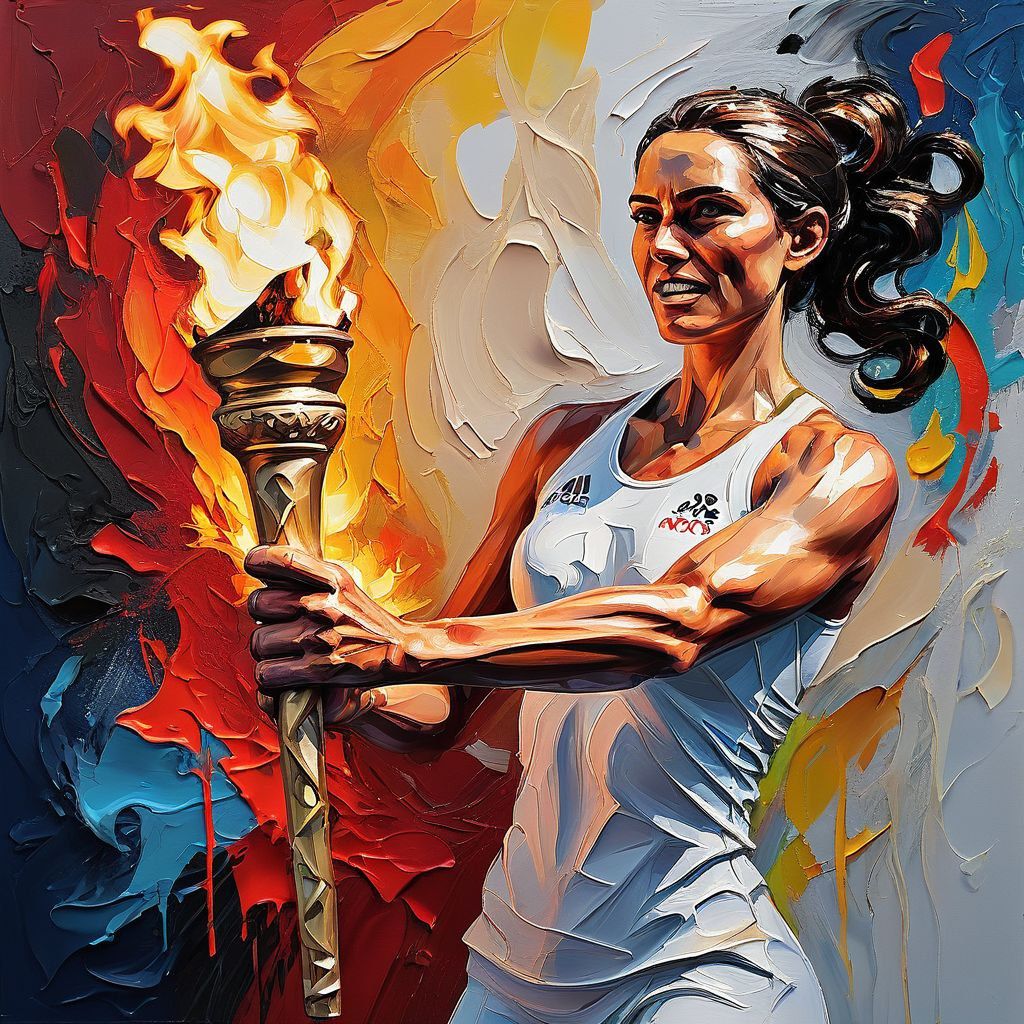 Olympic Flame Bearer