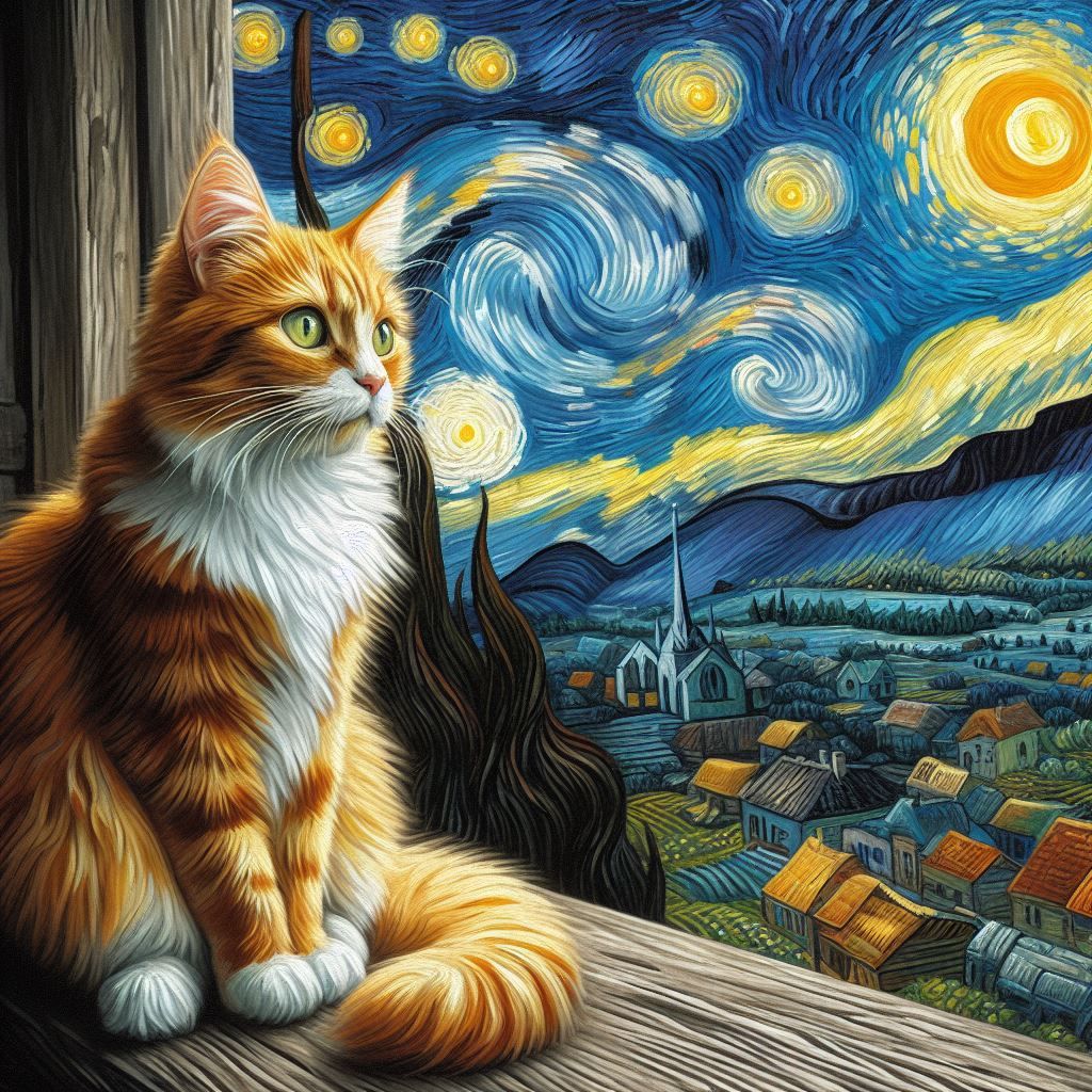 van Gogh Cat