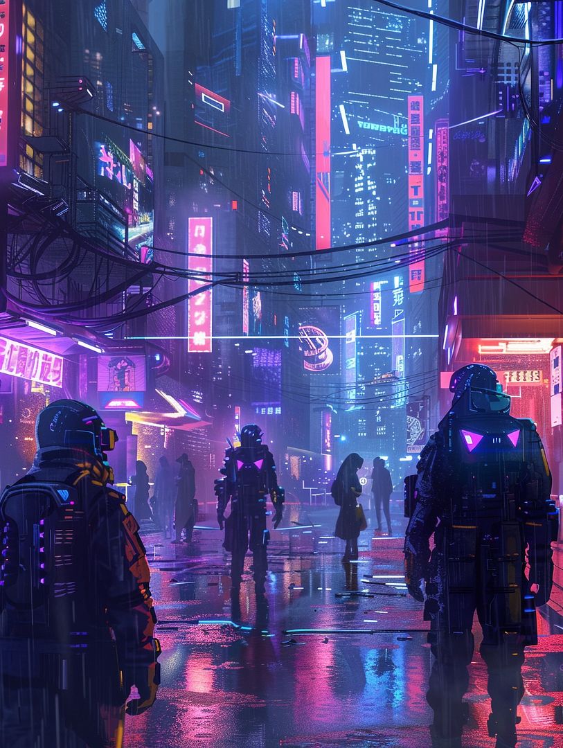 Neon street