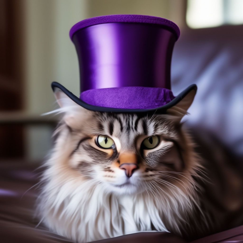 Cat with Degen hat