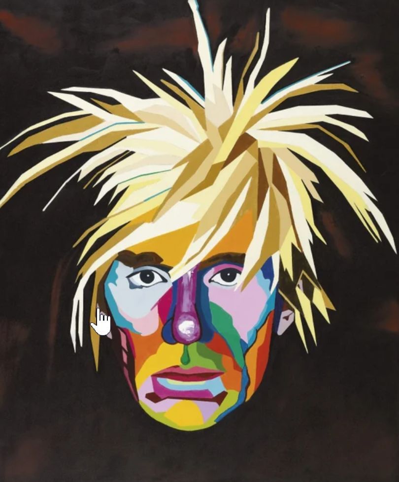 Andy Warhol Portrait Kunstdruc